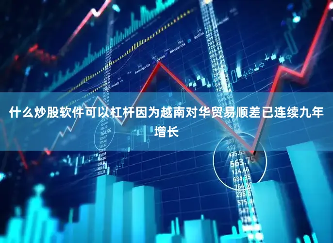 什么炒股软件可以杠杆因为越南对华贸易顺差已连续九年增长